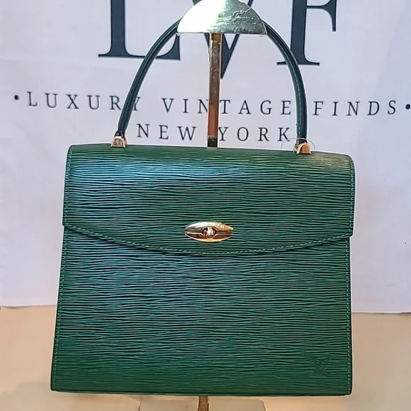 LOUIS VUITTON ULTRA RARE VINTAGE 1994 EPI LEATHER MALESHERBES BAG EXCELLENT COND - Picture 3 of 17